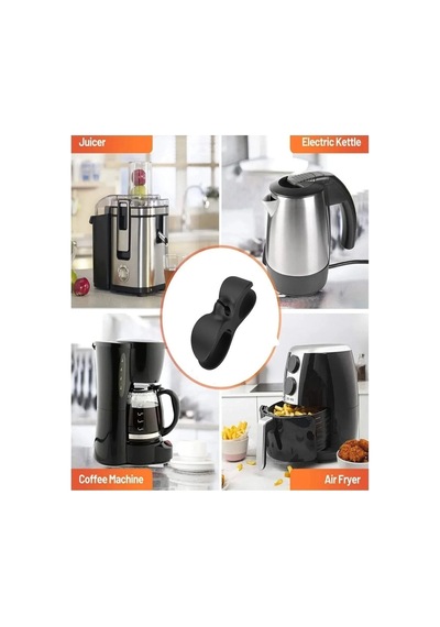 Ev Aletleri Kordon Sabitleyici Gizleme Klipsi Yapıştırmalı 2 Li Set