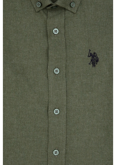 U.s. Polo Assn. Erkek Çocuk Haki Gömlek Basic 50316769-vr027 Haki
