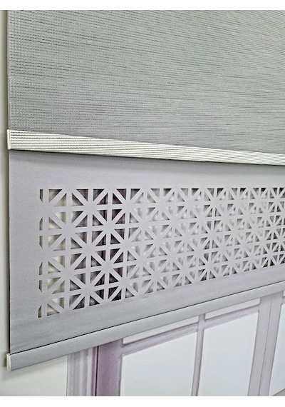 Bbb Çift Mekanizmalı Lazer Kesim Tül Ve Stor Perde Mlt1045