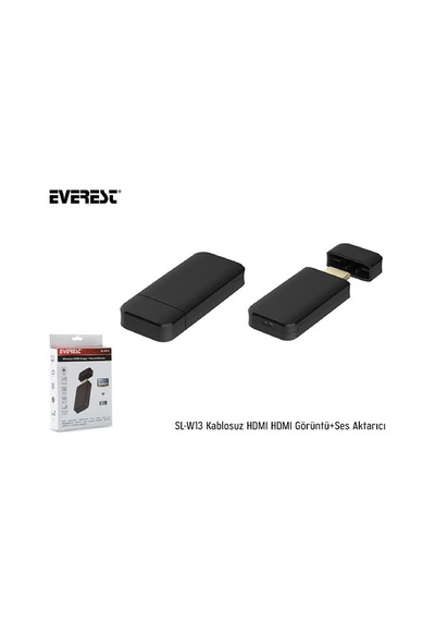 Everest Sl-w13 Kablosuz Hdmı Görüntü+ses Aktarıcı
