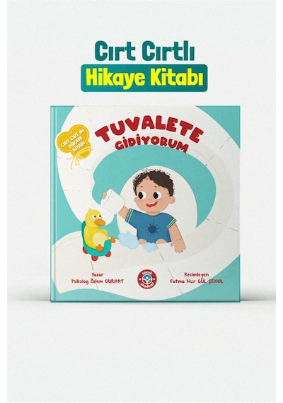 Tuvalete Gidiyorum Cırt Cırtlı Aktivite Etkinlik Kitabı