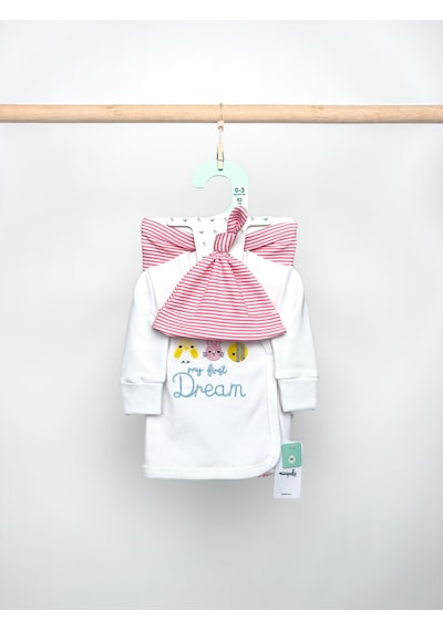 Sezgibaby 3'lü Kız Bebek Zıbın Seti Pembe