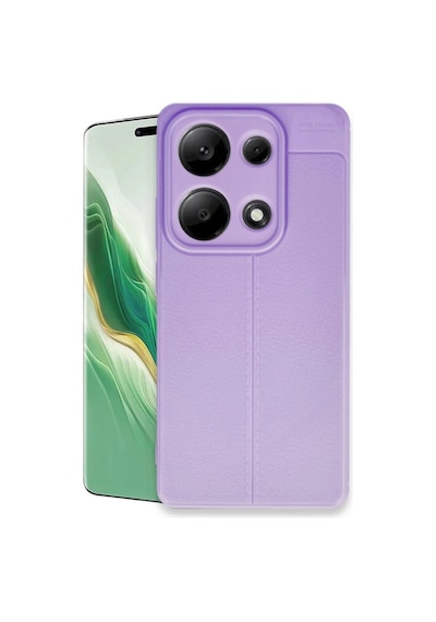 Herşeytrend Xiaomi Redmi Note 13 Pro 4g Kılıf Auto Focus Kapak - Lila Çok Renkli