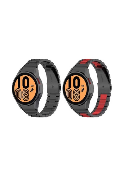 Galaxy Watch Uyumlu 4 Classic 46mm 20mm Metal Kordon Dönüştürücü Clo- Siyah