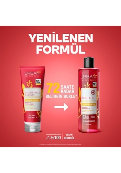 Urban Care Twisted Curls Bukle Belirginleştiri Bakım Şampuanı 2 x 350 ML