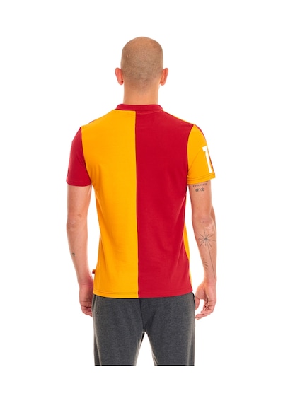 Gsstore Galatasaray Metin Oktay Polo T-shirt E88083 Sarı - Kırmızı