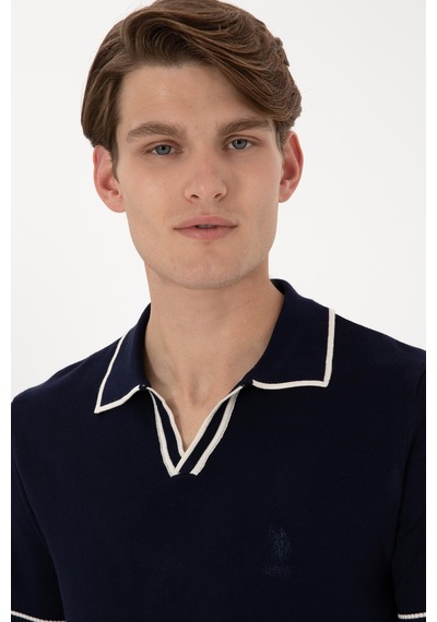 U.s. Polo Assn U.s. Polo Logolu Slim Fit Polo Yaka Kısa Kollu Kazak Erkek Kazak G081sz0tkpu9469 Lacivert U.s. Polo Assn U.s. Polo Logolu Slim Fit Polo Yaka Kısa Kollu Kazak Erkek Kazak G081sz0tkpu9469 Lacivert