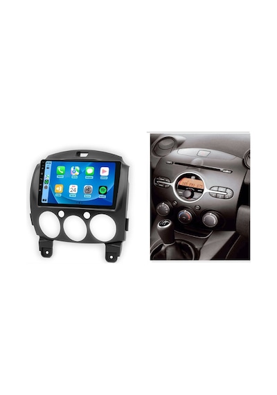 Mazda 2 2009-2013 4gb Ram 32gb Hafıza 4 Çekirdek Carplay Kamera Android Multimedya 9"