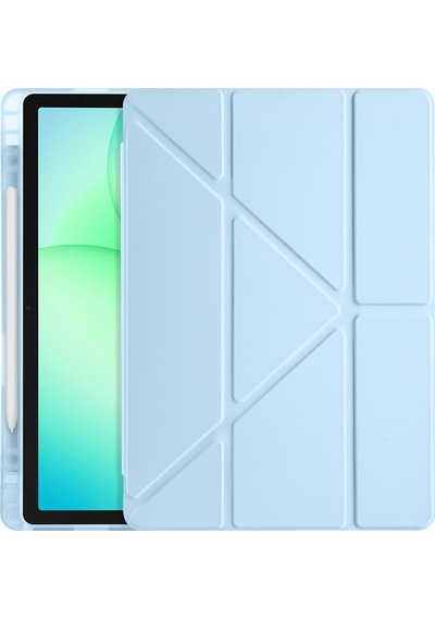 Samsung Galaxy Tab A9 Plus / A11+ Uyumlu Üçgen Standlı Uyandırma Fonksiyonlu Tablet Kılıfı Kapaklı Kılıf Samsung Galaxy Tab A9 Plus / A11+ Uyumlu Üçgen Standlı Uyandırma Fonksiyonlu Tablet Kılıfı Kapaklı Kılıf