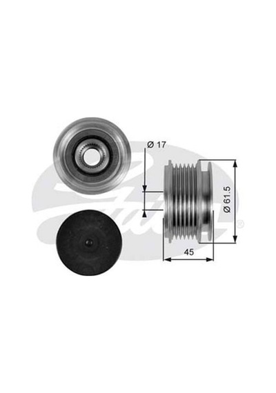 GATES OAP7013 ALTERNATÖR KASNAĞI GOLF IV V VI BORA 98-05 POLO JET