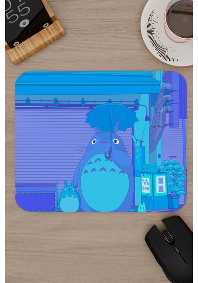 Totoro Anime V3 - 22x18 Gaming Kauçuk Kaymaz Taban Mouse Pad Fare Altlığı