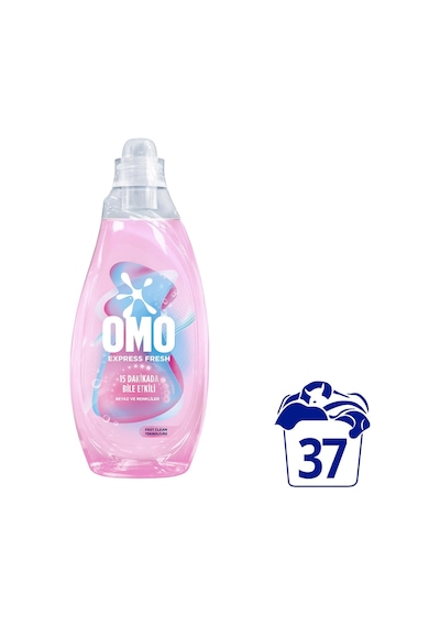 Express Fresh Sensitive Beyaz & Renkliler 37 Yıkama, Sıvı Çamaşır Deterjan