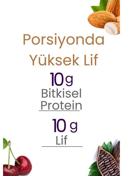 Vişneli & Kakaolu Hurmalı Protein Bar 55gr 2xbar X3 Adet