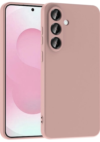 Samsung Uyumlu Galaxy S25 Fe Kılıf Zore Mara Lansman Kapak Açık Pembe
