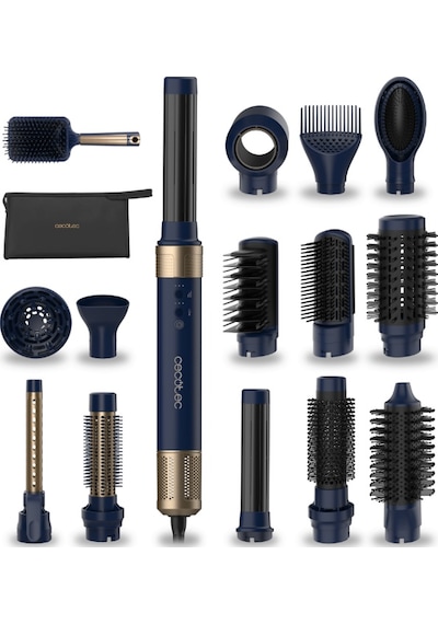Ceramiccare 14in1 Airglam Luxury Saç Şekillendirme Seti Lacivert