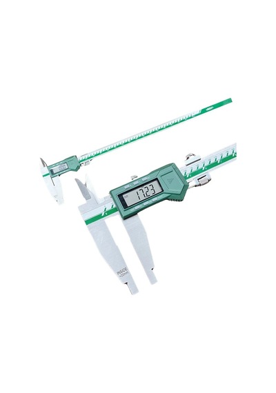 Insize 1136-601 Dijital Kumpas Çift Çeneli / İç Çap Ölçer, Çene:100mm 0-600mm/0-24" - 0.01mm