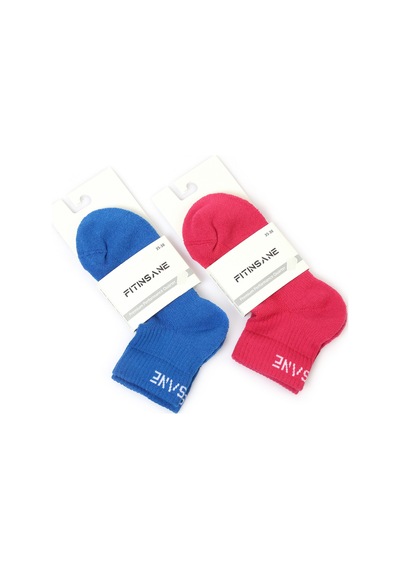 Fitinsane Premium Performance Quarter 2'li Paket Pembe - Mavi