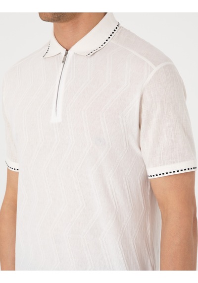 Pierre Cardin Erkek Beyaz Tişört 50302591-vr013 Beyaz
