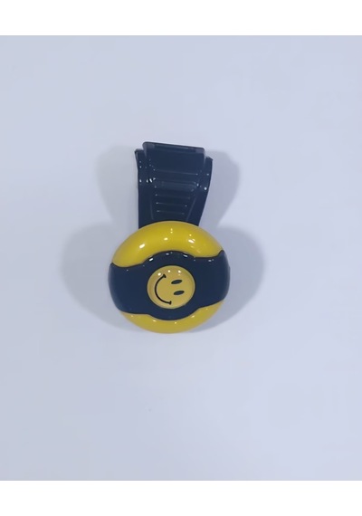 Direksiyon Topuzu Sarı Siyah Smile Gülücük Model Siyah