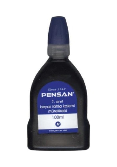 Pensan Tahta Kalemi Mürekkebi Mavi 100 Ml Tahta Kalem Mürekkebi
