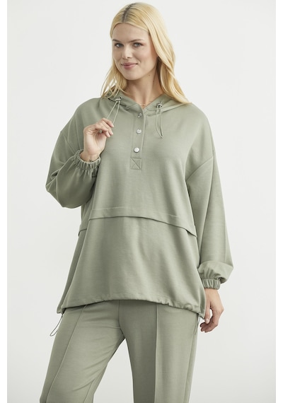 Sementa Scuba Oversize Tunik Eşofman Takım - Fıstık Yeşili Fıstık Yeşili