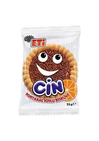 Eti Cin Bisküvi 36x25 G Portakal - Tek Lokmalık Atıştırmalık 2'li Ekonomik Paket - 2 Adet Tarı