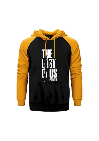 The Last Of Us Ellie Gamers Sarı Renk Reglan Kol Kapşonlu Sweatshirt Sarı