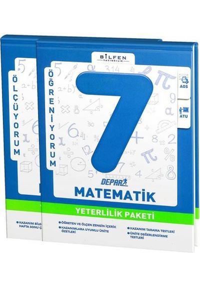 Bilfen Yayınları 7.Sınıf Matematik Depar Yeterlilik Paketi