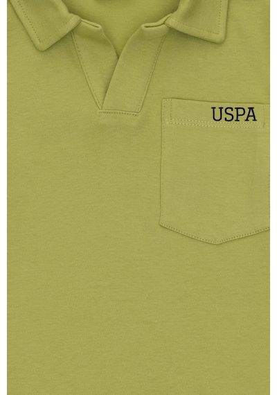 U.S. Polo Assn. Erkek Çocuk Fıstık Yeşili Polo Yaka Tişört 50295438-VR087