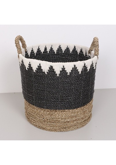 Çeşme 40x38x46 Cm. Muz Lifi El Yapımı Sepet Xl - Mix