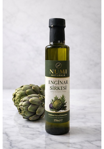 Enginar Sirkesi Geleneksel Fermantasyon Katkısız 250 Ml