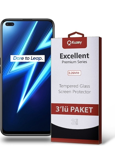 Realme 6 Pro Ekran Koruyucu Cam 3 Adet Ekonomik Paket (552805803) 20 Tl Fark Ile Apple  Uyumlu iPhone Hızlı Şarj Kablosu