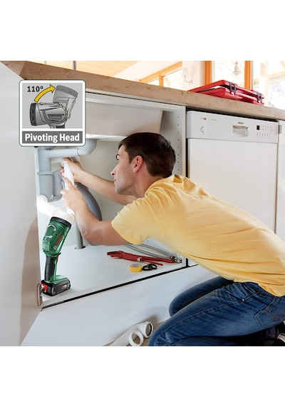 Bosch Akülü Lamba Universallamp 18 Akü Ve Şarj Cihazı Dahil Deği Çok Renkli