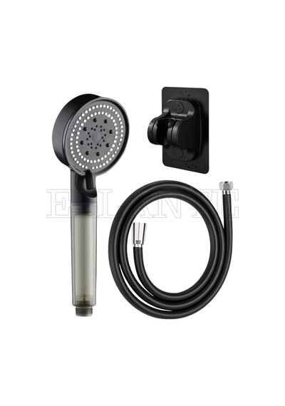 5 Fonksiyonlu Filtreli Turbo Duş Başlığı Pvc Hortum Set Yapışkanlı Duş Mafsalı Yüksek Kalite Çok Renkli