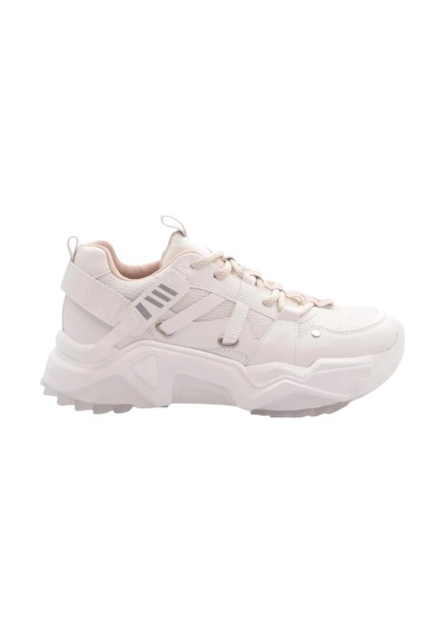 Dgn Kadın Bağcıklı Sneaker Ayakkabı Nude