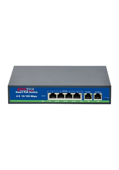 Switch 4Port Poe 2 Port Uplink 250M Aktif Poe Switch