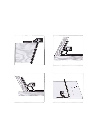 Rox Wood 0102 Çok Fonksiyonlu Dereceli Gönye İletki 23 CM x 50 CM