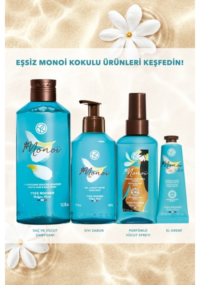 Yves Rocher Monoi Nemlendirici Sıvı Sabun- Tüm Ciltler- Monoi De Tahiti- Sls, Sles İçermez-vegan-190ml