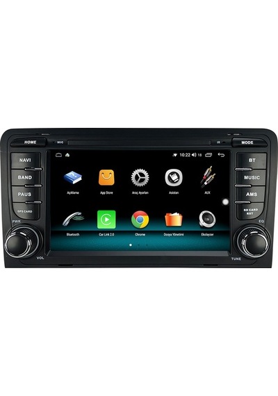 Fimex Audi A3 Tuşlu Multimedya Navigasyon Kamera Carplay Android