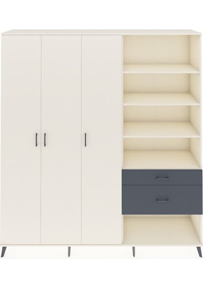 Hyperion Dolap 16 Raflı 2 Çekmeceli 3 Kapaklı 220x44x243 Aytaşı-aytaşı/antrasit Çok Renkli Hyperion Dolap 16 Raflı 2 Çekmeceli 3 Kapaklı 220x44x243 Aytaşı-aytaşı/antrasit Çok Renkli