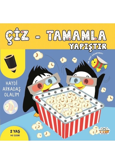 Çiz-tamamla-yapıştır Haydi Arkadaş Olalım