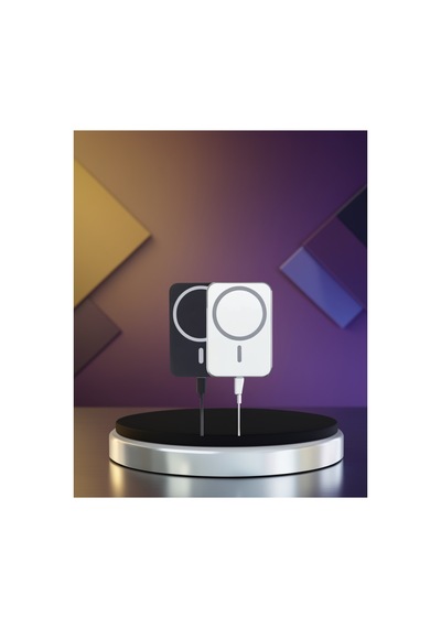 Magsafe Araç Tutucu 15w Kablosuz Şarjlı Apple iPhone 12/13/14 Uyumlu Sarı