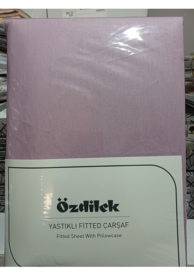 Colourist Fitted Çarşaf Rose %100 Pamuk Tek Kişilik Yastık Kılıflı Kırmızı