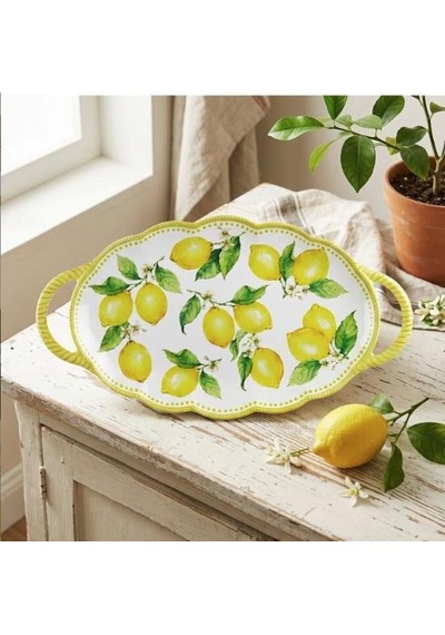 Lucky Art Limora Melamin 48cm Tepsi Dıo30011 Çok Renkli