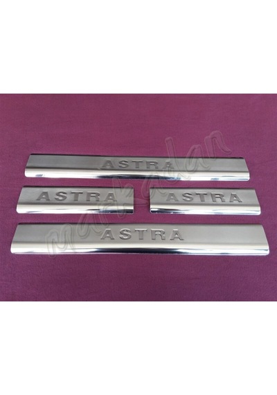 Woc Chrome Opel Astra H Krom Kapı Eşiği 2004-2013 4 Parça Paslanm N11.30