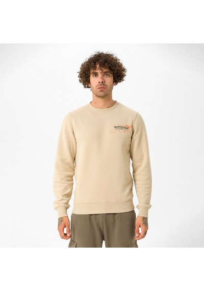 Routefıeld Routefield Hide Erkek Kahverengi Sweatshirt 091 Camel