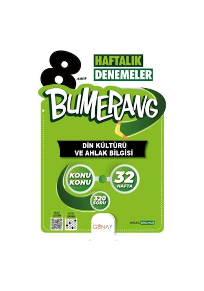 Bumerang Lgs 8. Sınıf 32 Lik Haftalık Din Kültürü Ve Ahlak Bilgisi Denemeleri