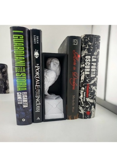 Harry Potter'ın Büyülü Dünyasından Hedwig Baykuş Kitap Desteği Book Nook - 3d Yazıcı Ve Pla