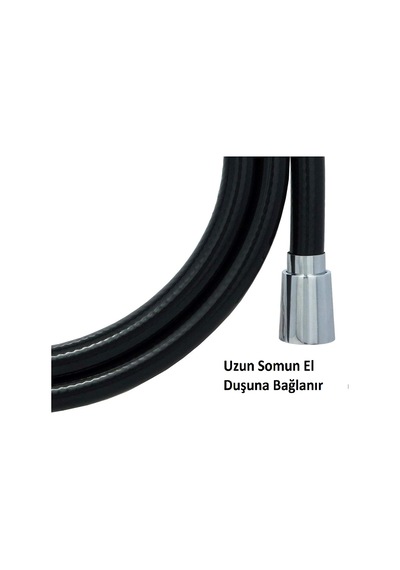 Pvc Duş Hortumu, Siyah
