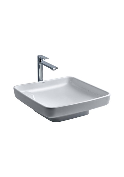 Lena - Tezgah Üstü Porselen Lavabo - E-4416 Beyaz